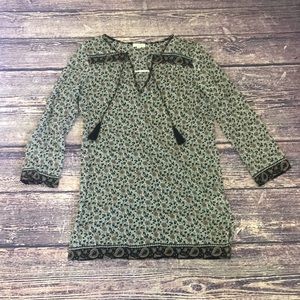 EUC Soft Joie Daria C Tunic Black Paisley XS